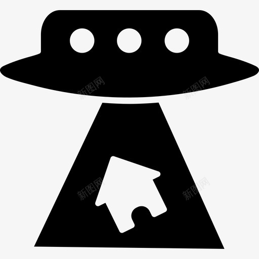 太空船绑架房屋交通工具空间图标svg_新图网 https://ixintu.com 交通工具 太空船绑架房屋 空间图标