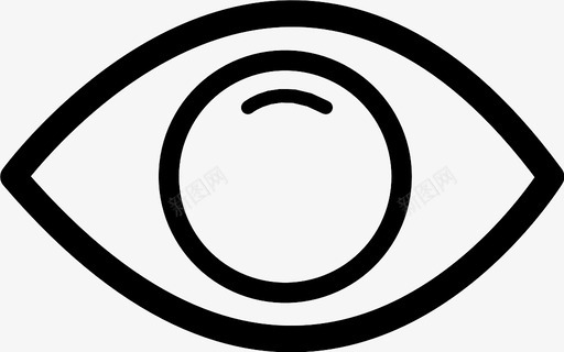 眼睛身体部位眼球图标svg_新图网 https://ixintu.com 光学 展品 材料 眼球 眼睛 视力 视野 身体部位
