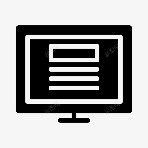 计算机报告新闻图标svg_新图网 https://ixintu.com 不 保留 信息 出售 报告 新闻 粗体 计算机 记者 黄金