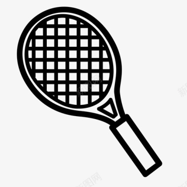 采购产品网球拍羽毛球球场图标图标