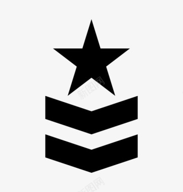 明星徽章成功星盾图标图标