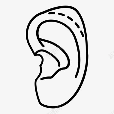 耳外科信号复位图标图标