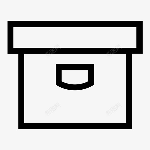 箱子标志加上图标svg_新图网 https://ixintu.com 信号 办公室箱子 加上 包装 向前 更多 标志 移动 箱子 纸板箱
