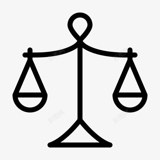 秤量度律师图标svg_新图网 https://ixintu.com 偶数 克 判断 律师 政府 数量 秤 重量 量度