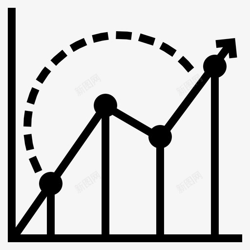 线图趋势研究图标svg_新图网 https://ixintu.com 分析 图表 基准 性能 报告 搜索引擎优化发展第二卷坚实 数据 研究 线图 统计 网页 趋势