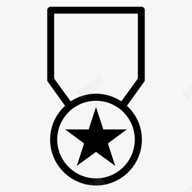 徽章奖励仪式图标图标