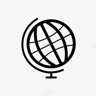 地球仪震动悸动图标图标