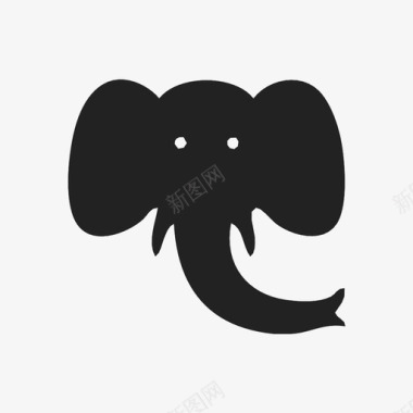 大象野生动物出售图标图标