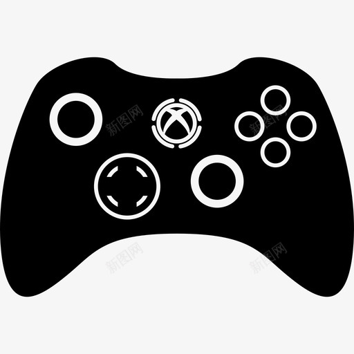 Xbox360控制游戏工具控制视频游戏图标svg_新图网 https://ixintu.com Xbox360控制游戏工具 控制 视频游戏