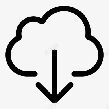 云软件服务器图标图标