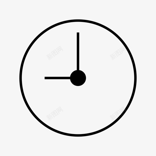 时钟粗体金色图标svg_新图网 https://ixintu.com 不 保留 已售出 时钟 时间 粗体 计时器 金色