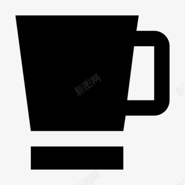 茶杯热饮热咖啡图标图标