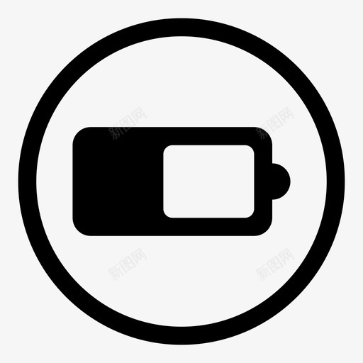 半电池时尚能量图标svg_新图网 https://ixintu.com 半电池 半能量 圆形图标 时尚 沿 烘干 电池电量 能量 蛋糕 衣服