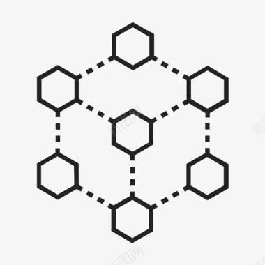 网络连接联系图标图标