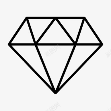 钻石价值有价值图标图标