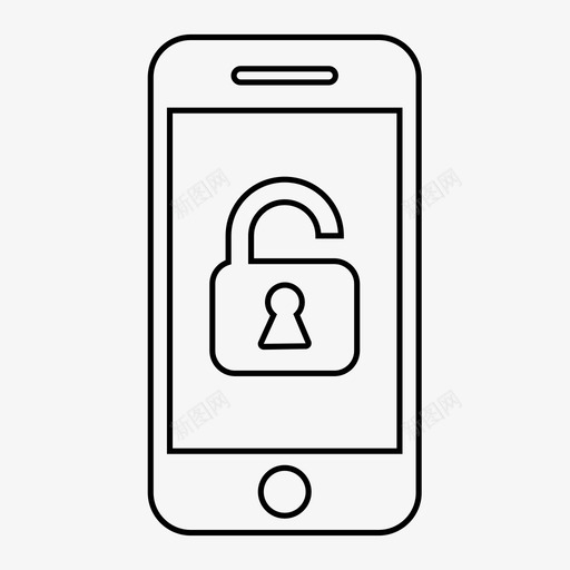 智能手机解锁联合安全图标svg_新图网 https://ixintu.com 加 安全 密码 指示 推迟 智能手机解锁 添加 移动 移动集合1 联合 钥匙