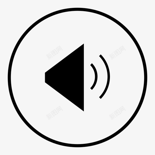 声音音量提高扬声器图标svg_新图网 https://ixintu.com 声音 音量提高扬声器