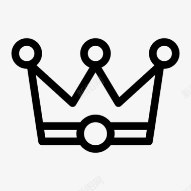 国王冠军皇冠图标图标