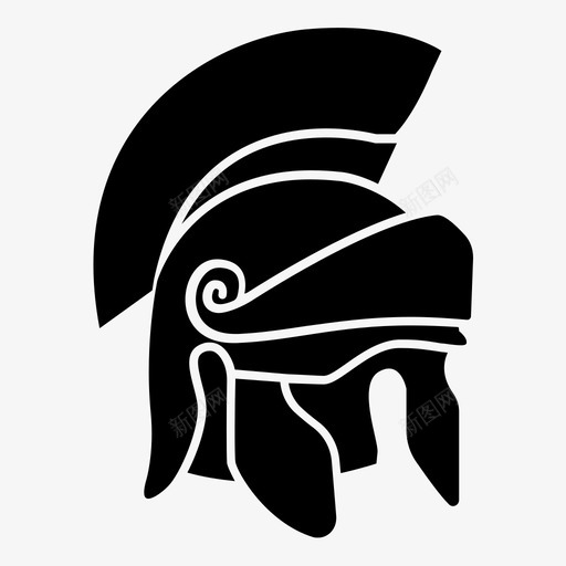罗马头盔开始标志图标svg_新图网 https://ixintu.com 严肃 伽利亚 军团 分析 开始 开放 标志 武器和装甲 百夫长 罗马头盔