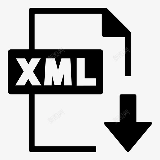 xml文件格式已售出否图标svg_新图网 https://ixintu.com xml文件格式 保留 否 已售出 文件格式 文件格式6 文档 粗体 黄金