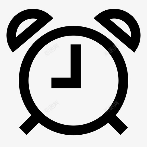闹钟提醒注意图标svg_新图网 https://ixintu.com 提醒 时间 时间顺序 注意 起床 闹钟