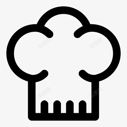 帽子厨师长厨房图标svg_新图网 https://ixintu.com 厨师长 厨房 帽子 职业 餐厅