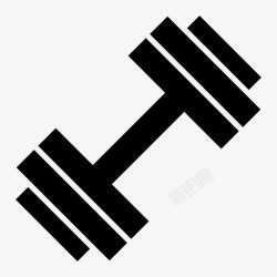 补品标志哑铃运动伤感图标高清图片