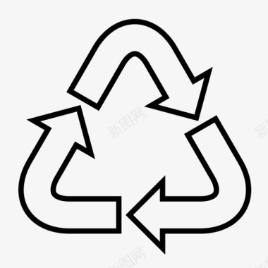 回收环保无限图标图标