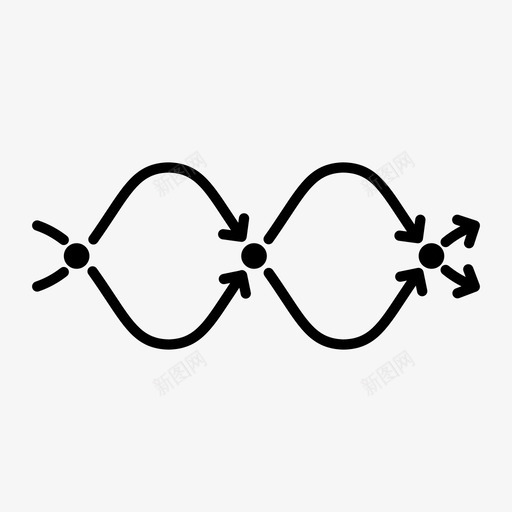 双菱形过程点图标svg_新图网 https://ixintu.com go 双菱形 工作流 方法论 点 箭头 螺旋线 设计思想 路径 过程