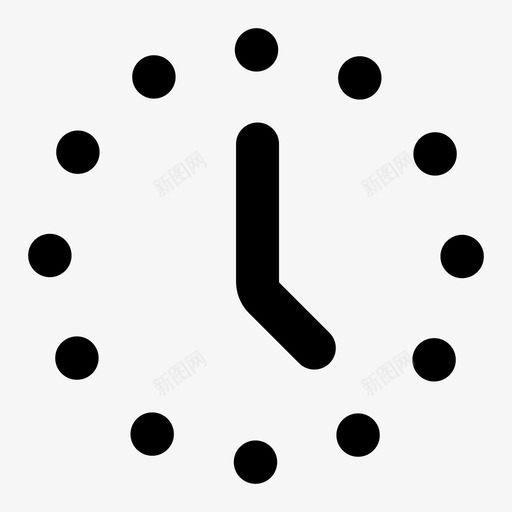 时钟钟面小时图标svg_新图网 https://ixintu.com 分钟 小时 手表 指针 时钟 时间 计时器 钟面