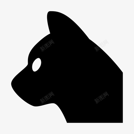 狗动物和鸟类材料标图标svg_新图网 https://ixintu.com 动物和鸟类材料设计图标 狗