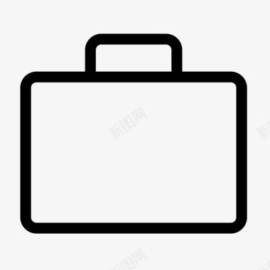 行李箱延期公文包图标图标