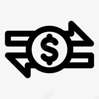 汇款支付移动图标图标