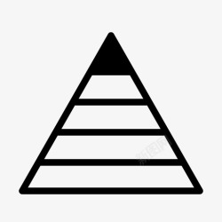 等级金字塔马斯洛等级漫游者金字塔图标高清图片