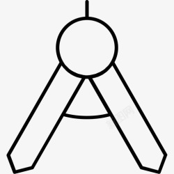 书房工具绘图罗盘工具书房图标高清图片