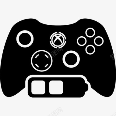 中等电池状态游戏控制控制视频游戏符号图标图标