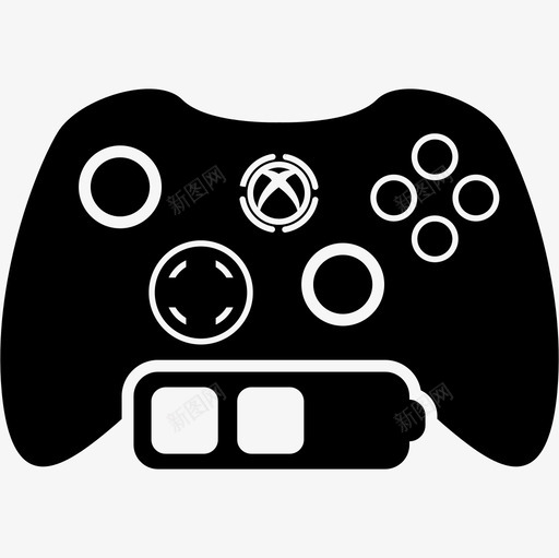 中等电池状态游戏控制控制视频游戏符号图标svg_新图网 https://ixintu.com 中等电池状态游戏控制 控制 视频游戏符号