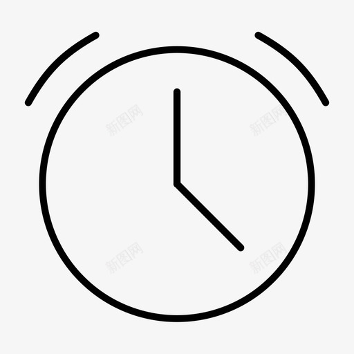 闹钟叫醒计时器图标svg_新图网 https://ixintu.com 叫醒 响亮的 引起注意的 时钟 流行图标集瘦 秒表 计时器 通知 闹钟 需要的
