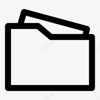 文件夹存储印刷品图标图标