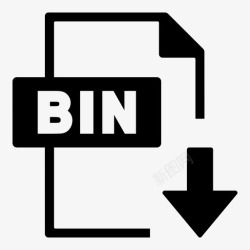 bin格式bin文件格式网络工作移动工作图标高清图片