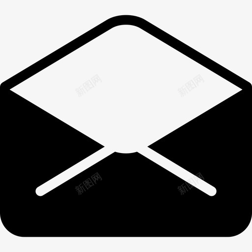 打开信封背面界面标志电子邮件基本图标svg_新图网 https://ixintu.com 基本图标 打开信封背面界面标志电子邮件