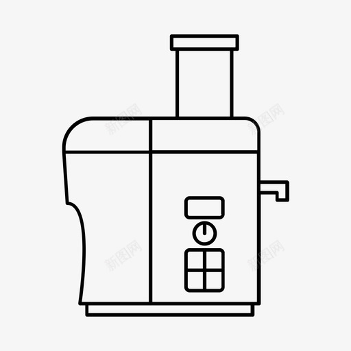 采购产品榨汁机电器榨汁机图标svg_新图网 https://ixintu.com 健康 厨房 新鲜 有机 榨汁机 水果 电器 电子和电器 蔬菜 采购产品榨汁机