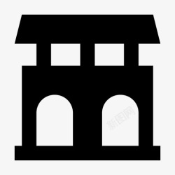 宾馆客房平面建筑住宅平面图图标高清图片