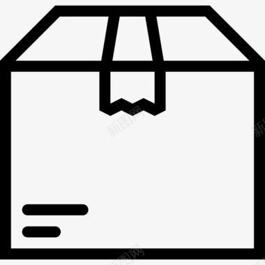 包装购物网上商店图标图标