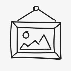 支架相框相框装饰显示器图标高清图片