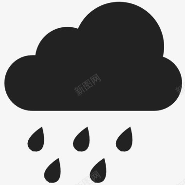 雨出售下雨图标图标