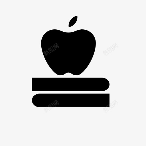 苹果学校和教育第二卷图标svg_新图网 https://ixintu.com 学校和教育第二卷 苹果