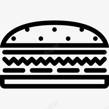 汉堡减法三明治图标图标