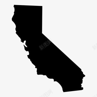 加利福尼亚美国领土图标图标
