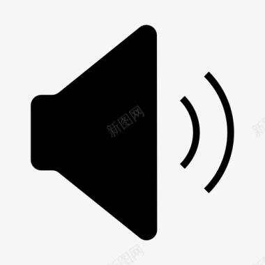 扬声器音量增大音量控制图标图标